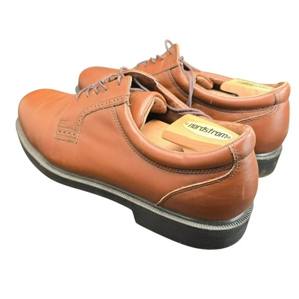 Florsheim Mens Brown Leather Oxford Shoes Size 11 M Comfortech CM2076
